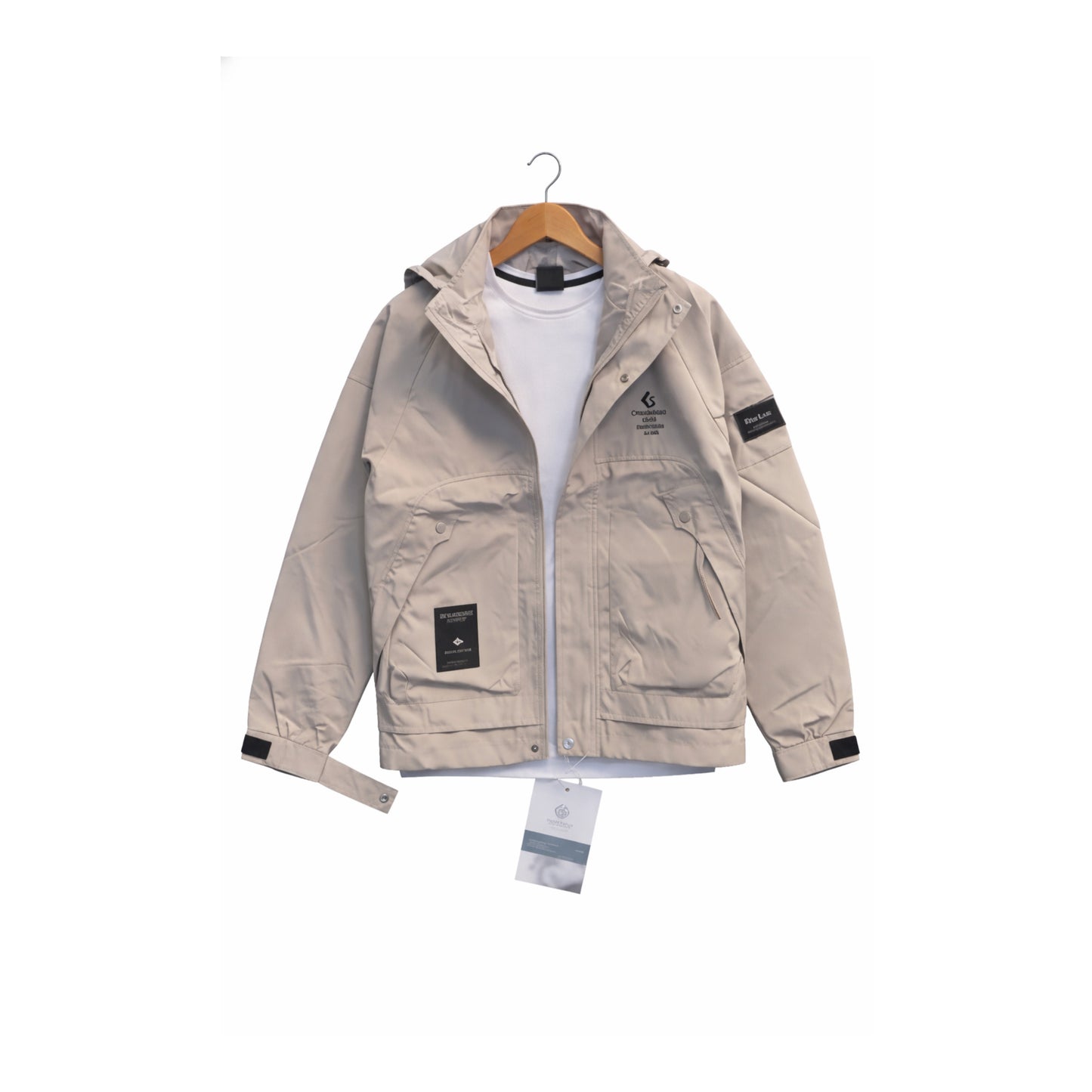 Premium Utility Winter Combo – Jacket, Cargo Pant & White T-Shirt (3-Piece Set)