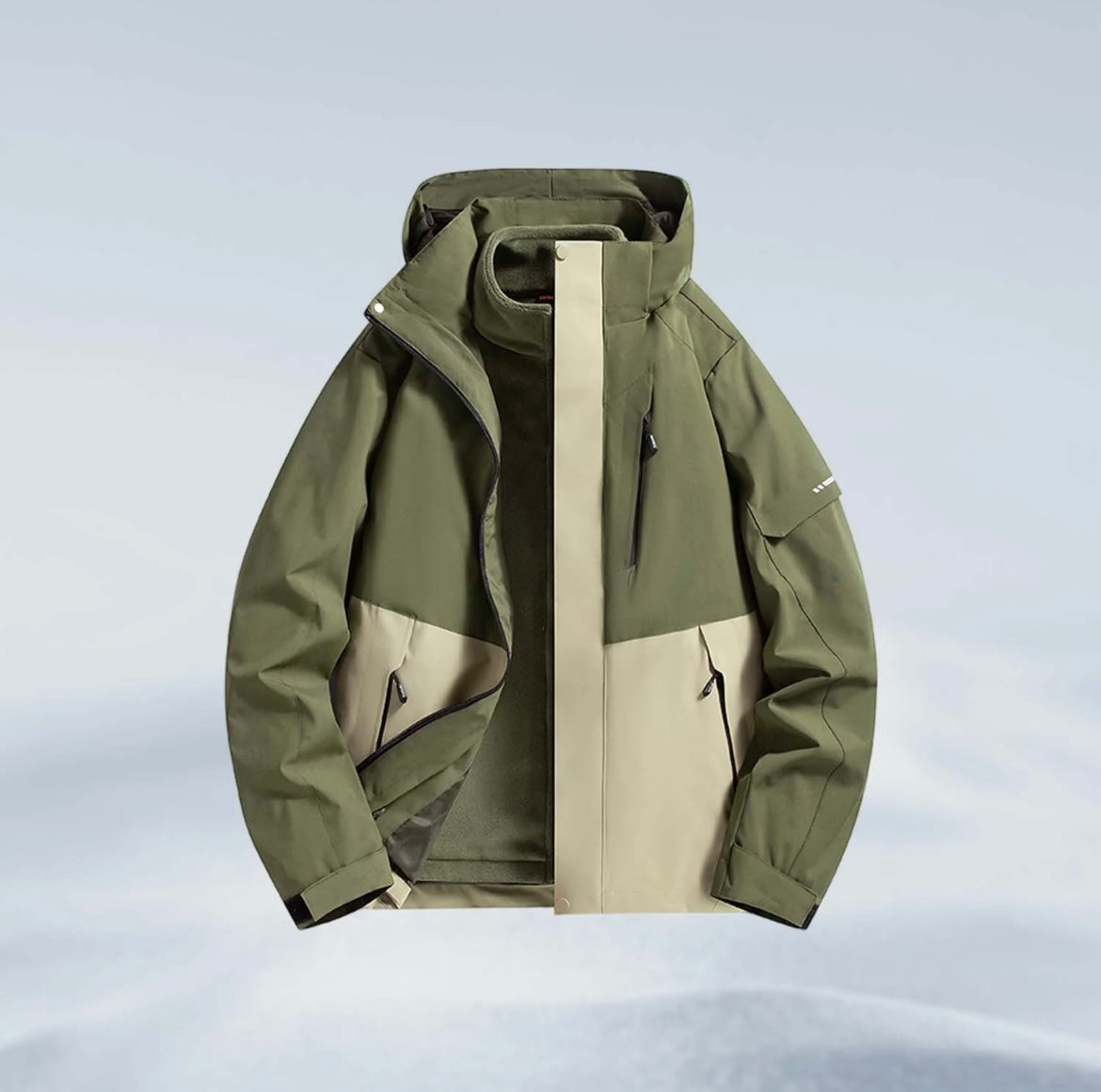 Venzina Men Winter Ski Jacket – Waterproof 3-in-1 Snow/Mountain Coat