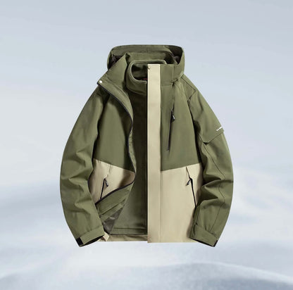 Venzina Men Winter Ski Jacket – Waterproof 3-in-1 Snow/Mountain Coat