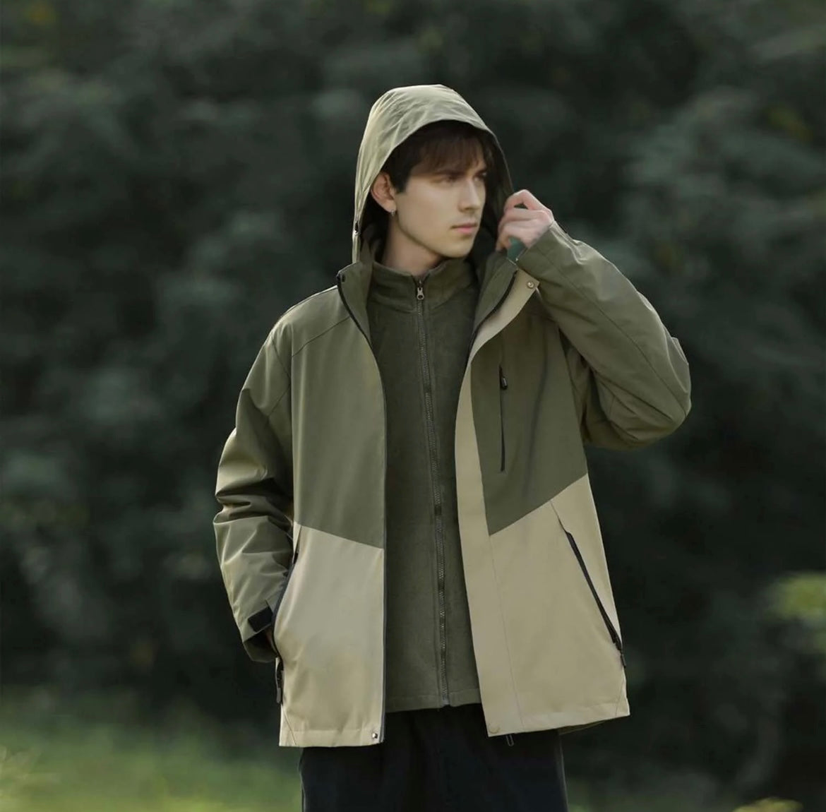 Venzina Men Winter Ski Jacket – Waterproof 3-in-1 Snow/Mountain Coat