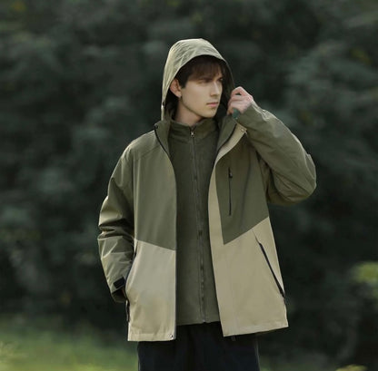 Venzina Men Winter Ski Jacket – Waterproof 3-in-1 Snow/Mountain Coat